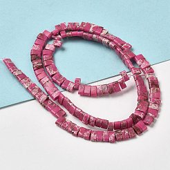 Synthetic Regalite/Imperial Jasper/Sea Sediment Jasper Beads Strands&nbsp;G-Z045-A22-01