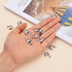 Tarnish Resistant Dolphin 304 Stainless Steel Pendants&nbsp;X-STAS-I045-29