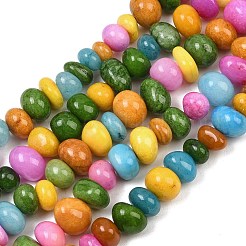 Dyed Natural White Jade Beads Strands&nbsp;GG-CBACF26-A03-07