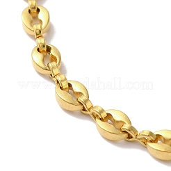 Ion Plating(IP) 304 Stainless Steel Coffee Bean Chain Bracelets for Women or Men&nbsp;X-BJEW-A019-01G