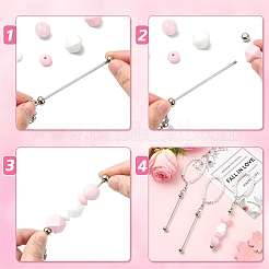 5Pcs Iron Beadable Cup Sleeve Heat Resistant Reusable Cup Sleeve&nbsp;HJEW-YW00342