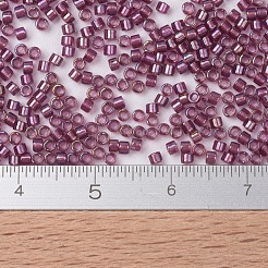 MIYUKIデリカビーズ  シリンダー  日本製シードビーズ  11/0  （db1757)スパークリング蘭裏地アメジストab  1.3x1.6mm  穴：0.8mm  約2000PCS /ボトル  10 G /ボトル&nbsp;SEED-JP0008-DB1757