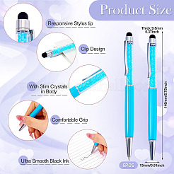 5Pcs Plastic Ballpoint Pen&nbsp;AJEW-BT0001-14B