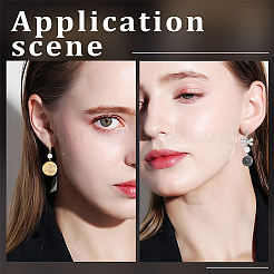 12Pcs 2 Colors Brass Micro Pave Clear Cubic Zirconia Hoop Earring Findings&nbsp;ZIRC-BBC0003-47