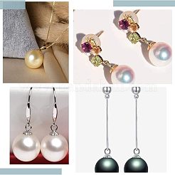 40Pcs 4 Colors Ion Plating(IP) 304 Stainless Steel Cup Pearl Peg Bails Pin Pendants&nbsp;STAS-UN0032-70