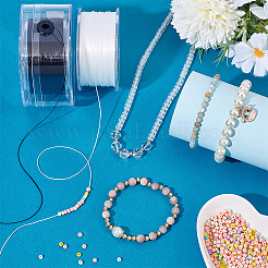 Flat Elastic Crystal String&nbsp;EW-WH0016-02A-02