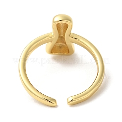 Brass Open Cuff Rings&nbsp;RJEW-U008-06I-G
