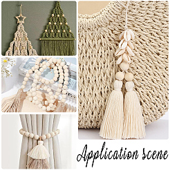 500Pcs Unfinished Natural Wood European Beads&nbsp;WOOD-PA0001-57