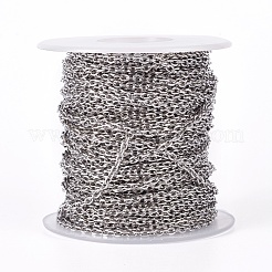 Tarnish Resistant 304 Stainless Steel Cable Chains&nbsp;STAS-I107-05P