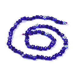 Handmade Millefiori Glass Bead Strands&nbsp;LAMP-J035-6mm-14