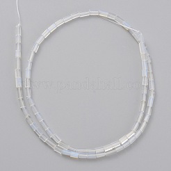 オパールビーズ連売り  直方体の  3.5~6x2.2x2.2mm  穴：0.9mm  約79~83個/連  15.04~15.24インチ（38.2~38.7cm）&nbsp;G-C301-13