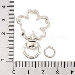 Alloy Swivel Lobster Claw Clasps&nbsp;PURS-PW0001-435P