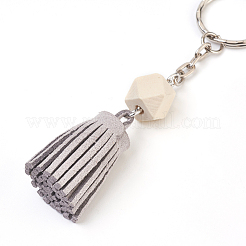 Faux Suede Cord Tassel Keychain&nbsp;KEYC-JKC00165-M