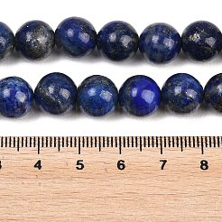 Natural Lapis Lazuli Beads Strands&nbsp;G-S333-10mm-013