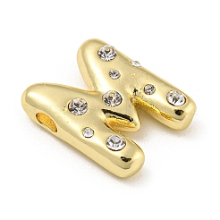 Brass Micro Pave Clear Cubic Zirconia Pendants&nbsp;KK-E093-04G-M