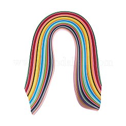 Rectangle 36 Colors Quilling Paper Strips&nbsp;DIY-PH0008-03A-WH