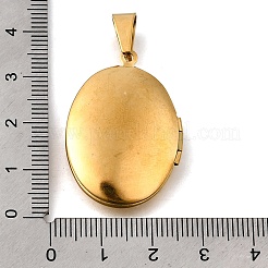 316 Stainless Steel Locket Pendants&nbsp;X-STAS-O132-02G