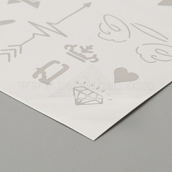 Cool Sexy Body Art Removable Temporary Tattoos Paper Stickers&nbsp;DIY-WH0387-60B