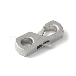 316サージカルステンレススチール製カニカン  ステンレス鋼色  26x11x4.5mm  穴：5x4.5mm&nbsp;STAS-H234-05P