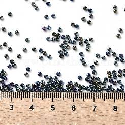 Fgb 200g 8色 12/0グレードA ラウンドガラスシードビーズ  メタリックカラー  ミックスカラー  2x1.5mm  穴：0.3mm  25 G /カラー  約13300個/箱&nbsp;SEED-JP0010-11-2mm