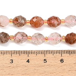 Natural Rutilated Quartz Beads Strands&nbsp;GG-CBA4A3B-A05