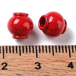 Spray Painted Alloy Bead&nbsp;PALLOY-H134-35