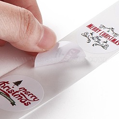 Christmas Round with Word Roll Stickers&nbsp;DIY-G061-07D