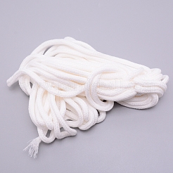 コットンコード  盆栽用植物吸湿ロープ  ホワイト  6mm&nbsp;OCOR-WH0063-27