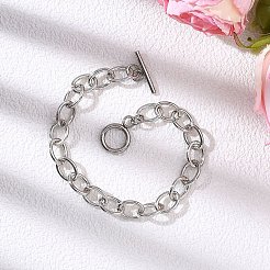 Brass Cable Chains Bracelets for Women&nbsp;BJEW-JB12782
