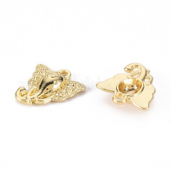 Rack Plating Alloy Pendants Rhinestone Settings&nbsp;PALLOY-N155-101-RS