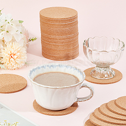 Flat Round Cork Insulation&nbsp;FIND-WH0018-43B