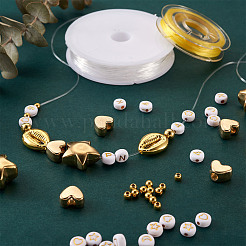 DIY Summer Themed Stretch Bracelet Making Kits&nbsp;DIY-TA0003-28