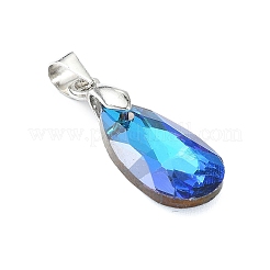 Electroplated Glass Pendants&nbsp;PALLOY-JF03062