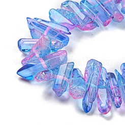 Natural Dyed Quartz Beads Strands&nbsp;G-G791-14D