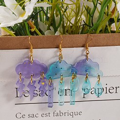 クリスタルドロップグルーDIY樹脂ミラー接続イヤリングペンダント  ジュエリーペンダント 雲の葉ペンダント シリコンモールド  ホワイト  雲  144x100x5mm&nbsp;PW-WG2B890-02