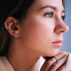 925 Sterling Silver Cuff Earrings&nbsp;JE1064A