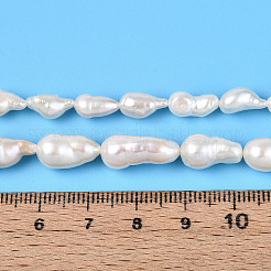 Natural Baroque Keshi Pearl Beads Strands&nbsp;PEAR-S020-F14-03