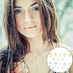 108Pcs 18 Styles Brass Pendants&nbsp;KK-WR0001-25