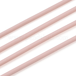 中空パイプpvcチューブラー合成ゴムコード  白いプラスチックのスプールに巻き  ロージーブラウン  3mm  穴：1.5mm  約27.34ヤード（25m）/ロール&nbsp;RCOR-R007-3mm-37