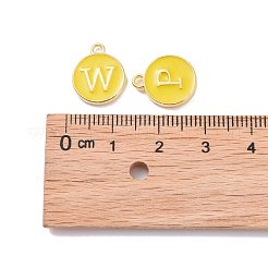Golden Plated Alloy Enamel Charms&nbsp;ENAM-S118-09-M