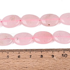 染め加工天然石ホワイトジェイドビーズ連売り  フラットオーバル  ピンク  16~18.5x12~13.5x4.5~6.5mm  穴：1~1.4mm  約21~22個/連  14.76~15.55インチ（37.5~39.5cm）&nbsp;G-N370-01A-16