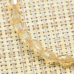 Electroplate Glass Beads Strands&nbsp;X-EGLA-J013-4X6mm-F23
