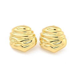 Rack Plating Brass Stud Earrings&nbsp;EJEW-C102-20G