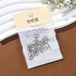 シェグレース ブラス スナップオン ベイル  ニッケルフリー  プラチナメッキ  8.5x3x4.5mm&nbsp;XGRQ29280-389P