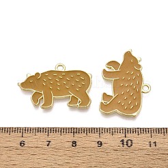 Christmas Theme Rack Plating Alloy Enamel Pendants&nbsp;PALLOY-O109-31LG