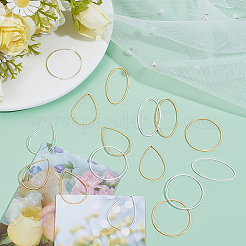 180Pcs 6 Styles Brass Linking Rings&nbsp;KK-ME0003-02