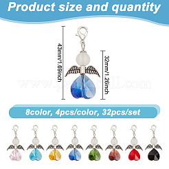 Glass Pendant Decorations&nbsp;HJEW-GO00030