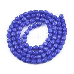 Opaque Solid Color Glass Beads Strands&nbsp;GLAA-N045-002-A09