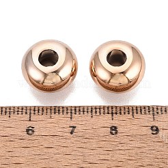 UVメッキ不透明アクリルヨーロピアンビーズ  大穴ビーズ  虹色の  ロンデル  モカシン  14x8mm  穴：4.8mm&nbsp;PACR-T017-19M-12