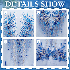 Polyester Embroidery Sew on Appliques&nbsp;DIY-WH0656-37C